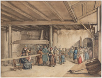 W 040c
          <br/>
          De Soepuitdeling
          <br/>
          <em>Hendriks, Wybrand (1744-1831)</em>